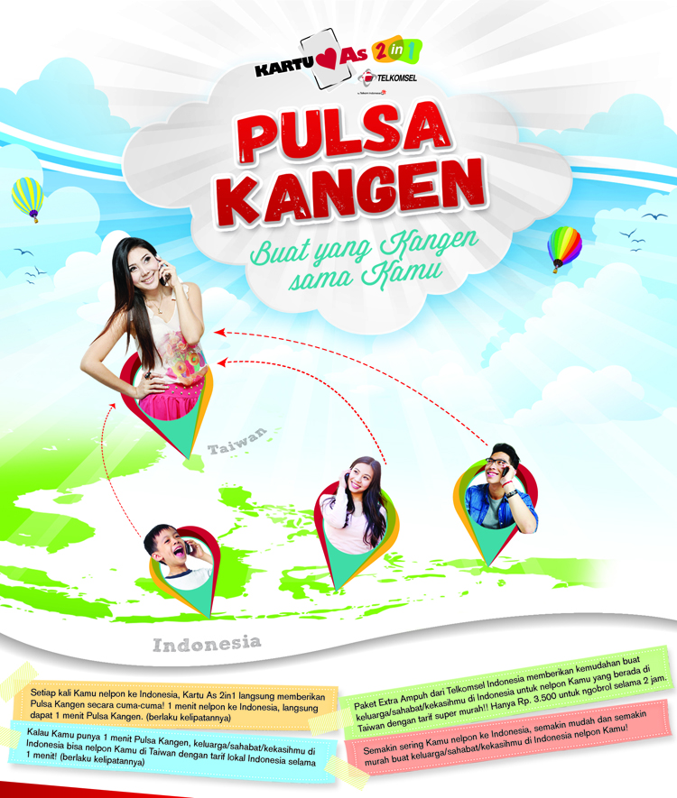 Pulsa Kangen Kartu As 2in1